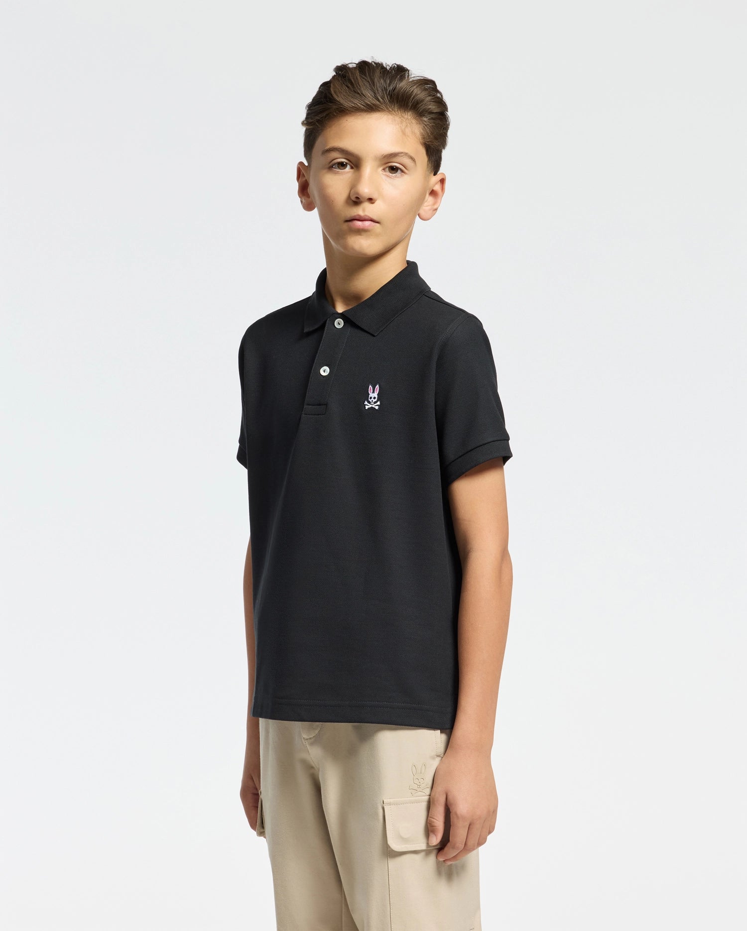 KIDS CLASSIC PIQUE POLO SHIRT - B0K001CRPC - Image 4