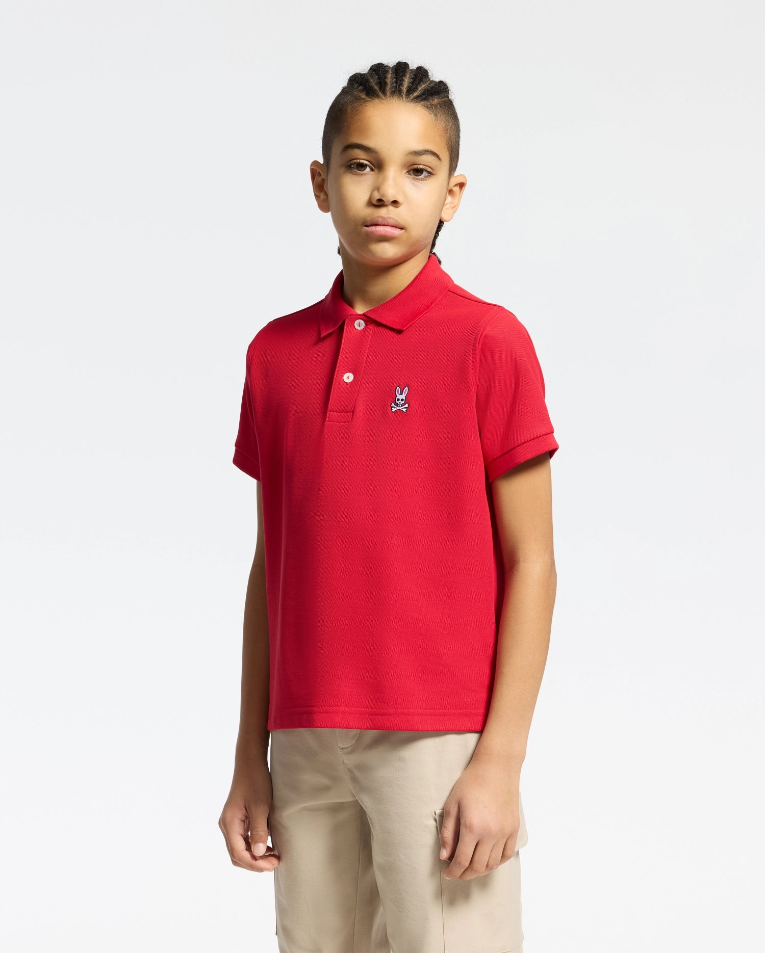 KIDS CLASSIC PIQUE POLO SHIRT - B0K001CRPC - Image 4