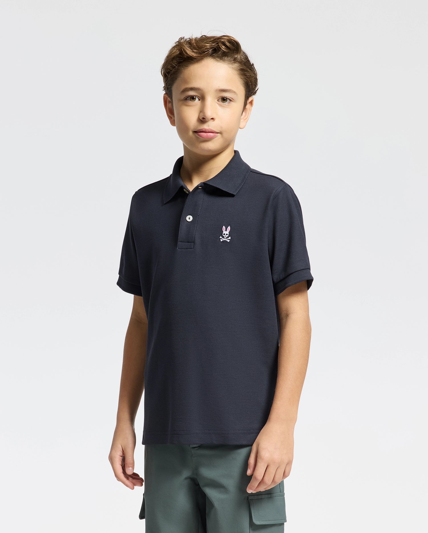 KIDS CLASSIC PIQUE POLO SHIRT - B0K001CRPC - Image 2