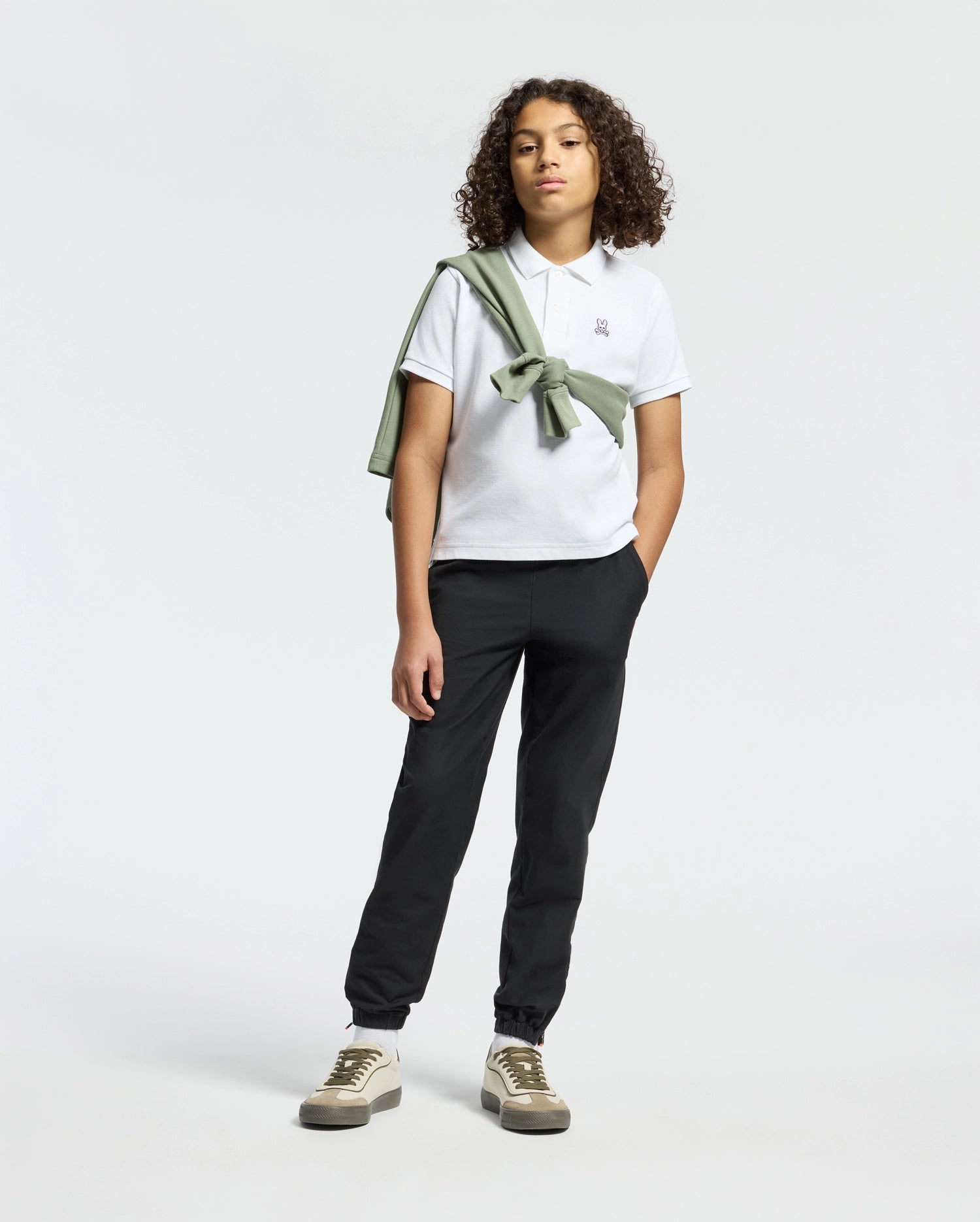 KIDS CLASSIC PIQUE POLO SHIRT - B0K001CRPC - Image 7
