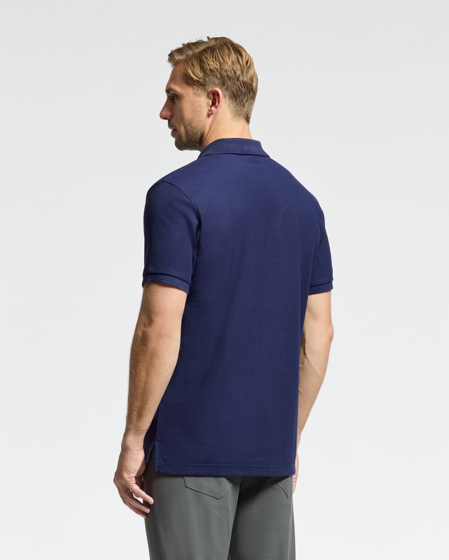 MENS CLASSIC PIQUE POLO SHIRT - B6K001CRPC - Image 5