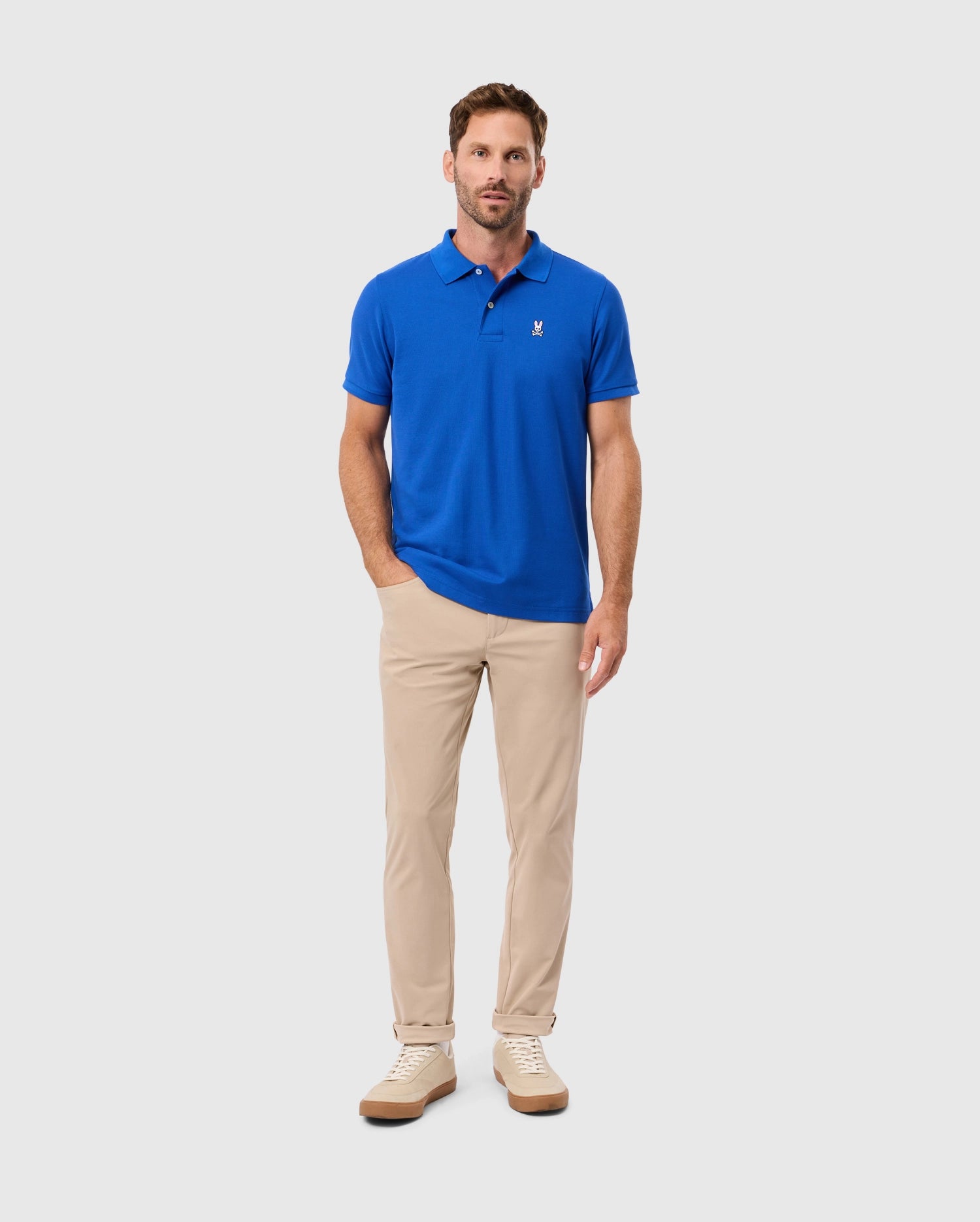 MENS CLASSIC PIQUE POLO SHIRT - B6K001CRPC - Image 8