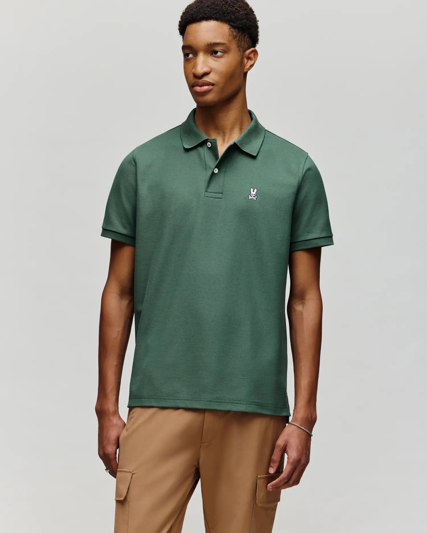 MENS CLASSIC PIQUE POLO SHIRT - B6K001F200 - Image 2