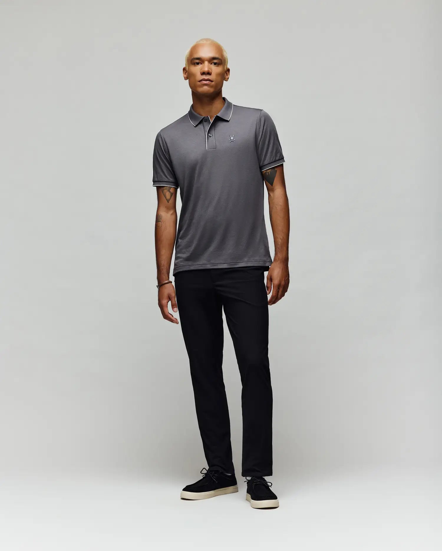 MENS BRYCE PERFORMANCE PIQUE POLO SHIRT - B6K486F200 - Image 4