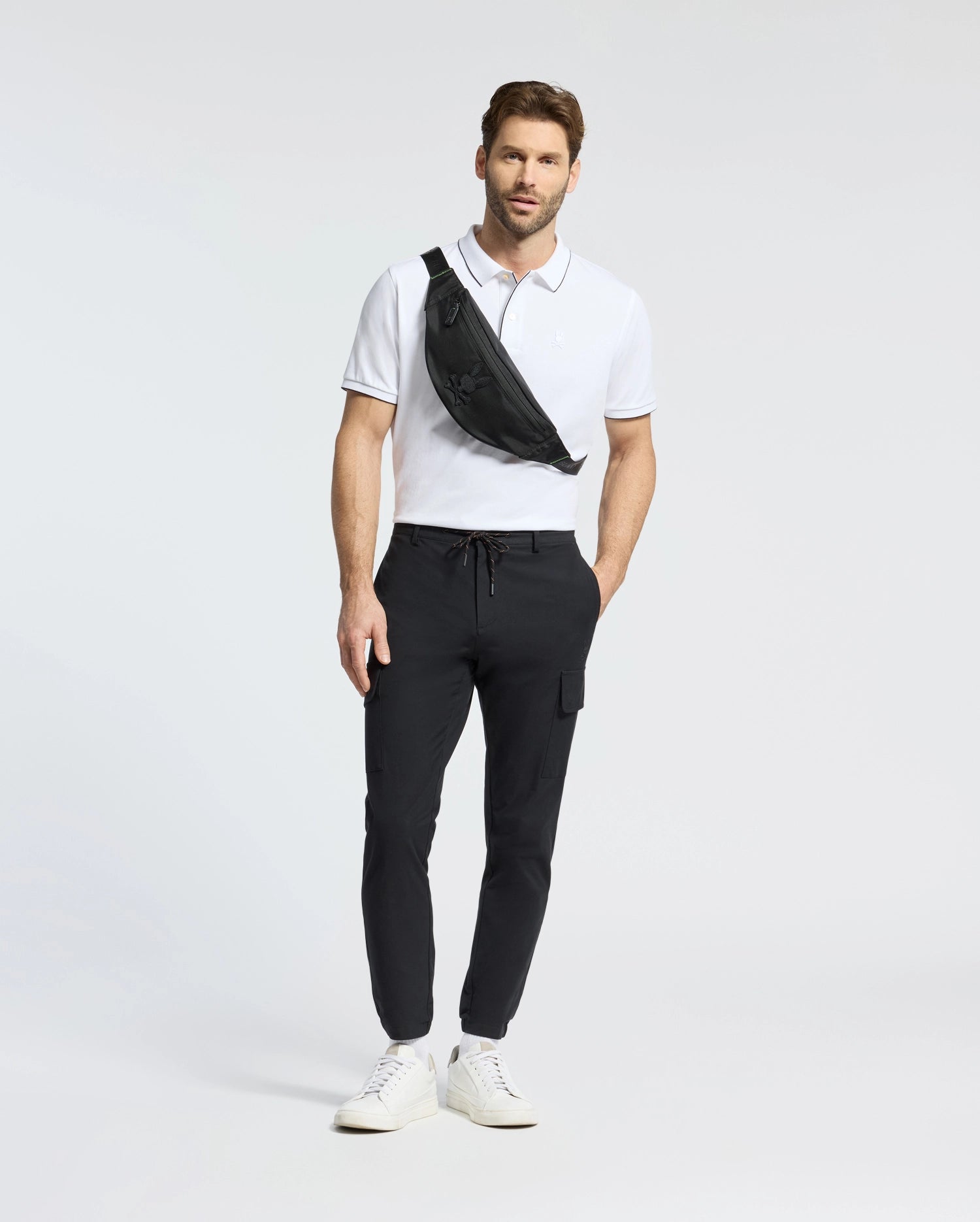 MENS BRYCE PERFORMANCE PIQUE POLO SHIRT - B6K486F200 - Image 6