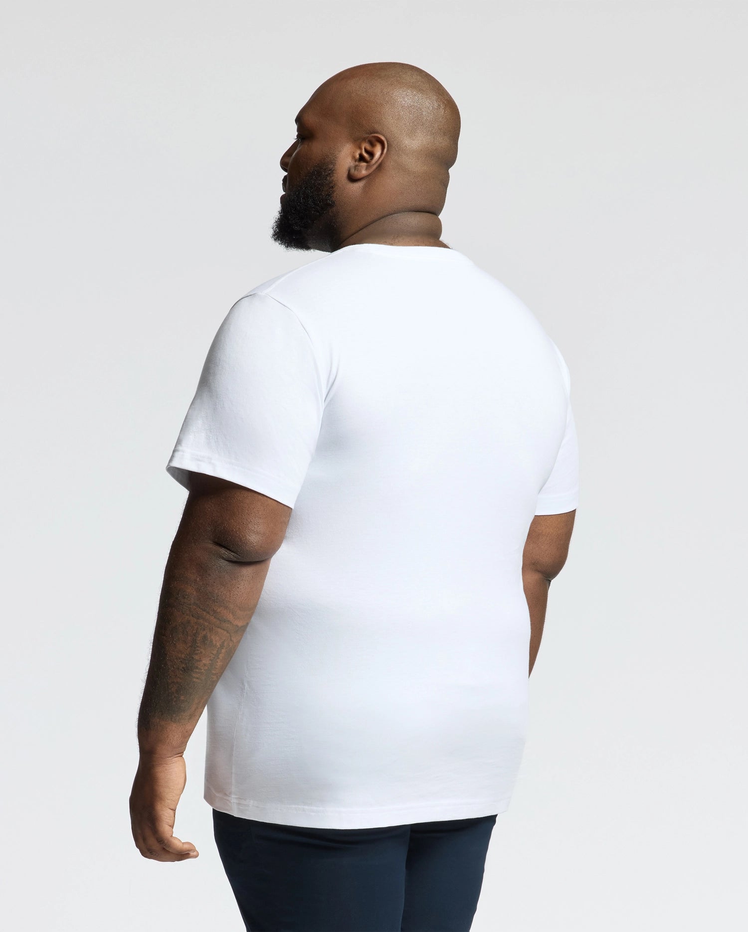MENS BIG AND TALL CLASSIC CREW NECK TEE - B9U014CRPC - Image 6