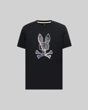 MENS BIG AND TALL OLIVIER EMBROIDERED GRAPHIC TEE - BT0200041