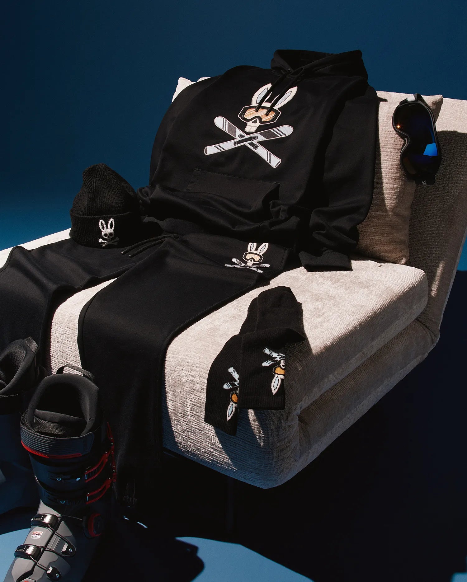 MENS INDIGO SKI BUNNY SWEATPANT - MB0800038 - Image 2