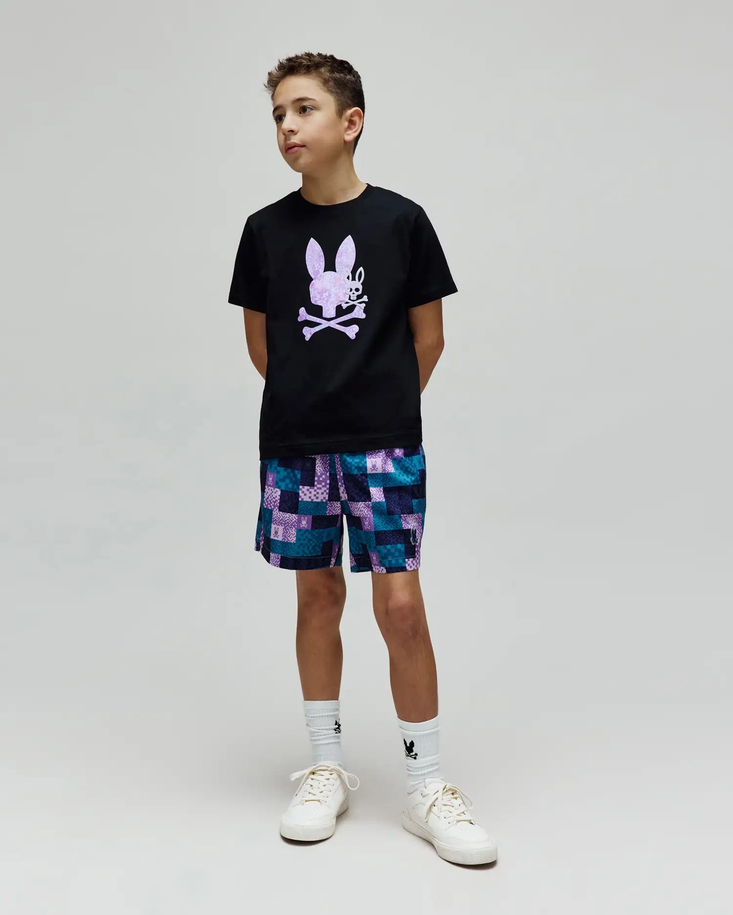 KIDS OLIVIER ALL OVER BUNNY SWIM TRUNK - KB1000031 - Image 4