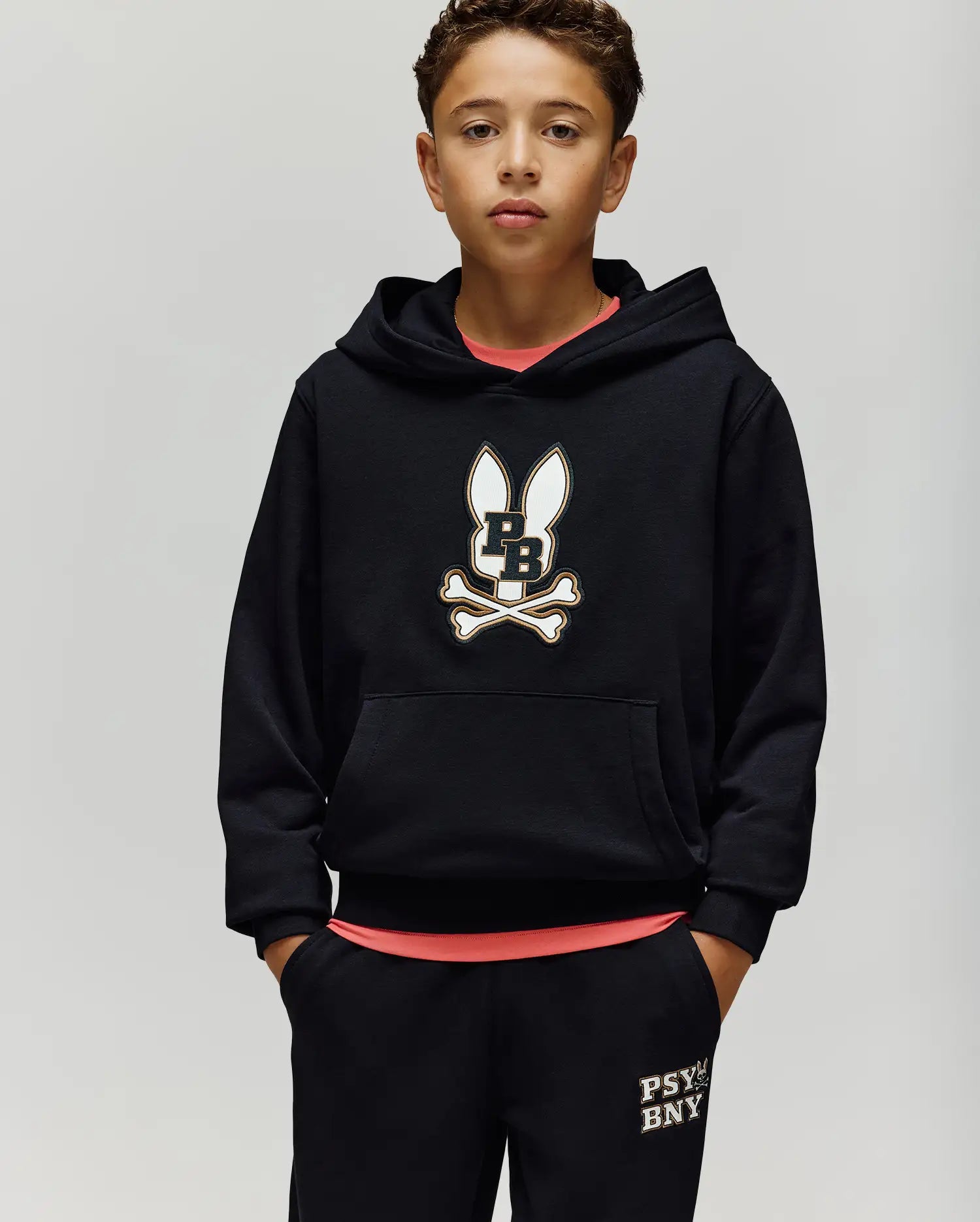 KIDS WADE CORD PATCH HOODIE - KT0500031 - Image 7