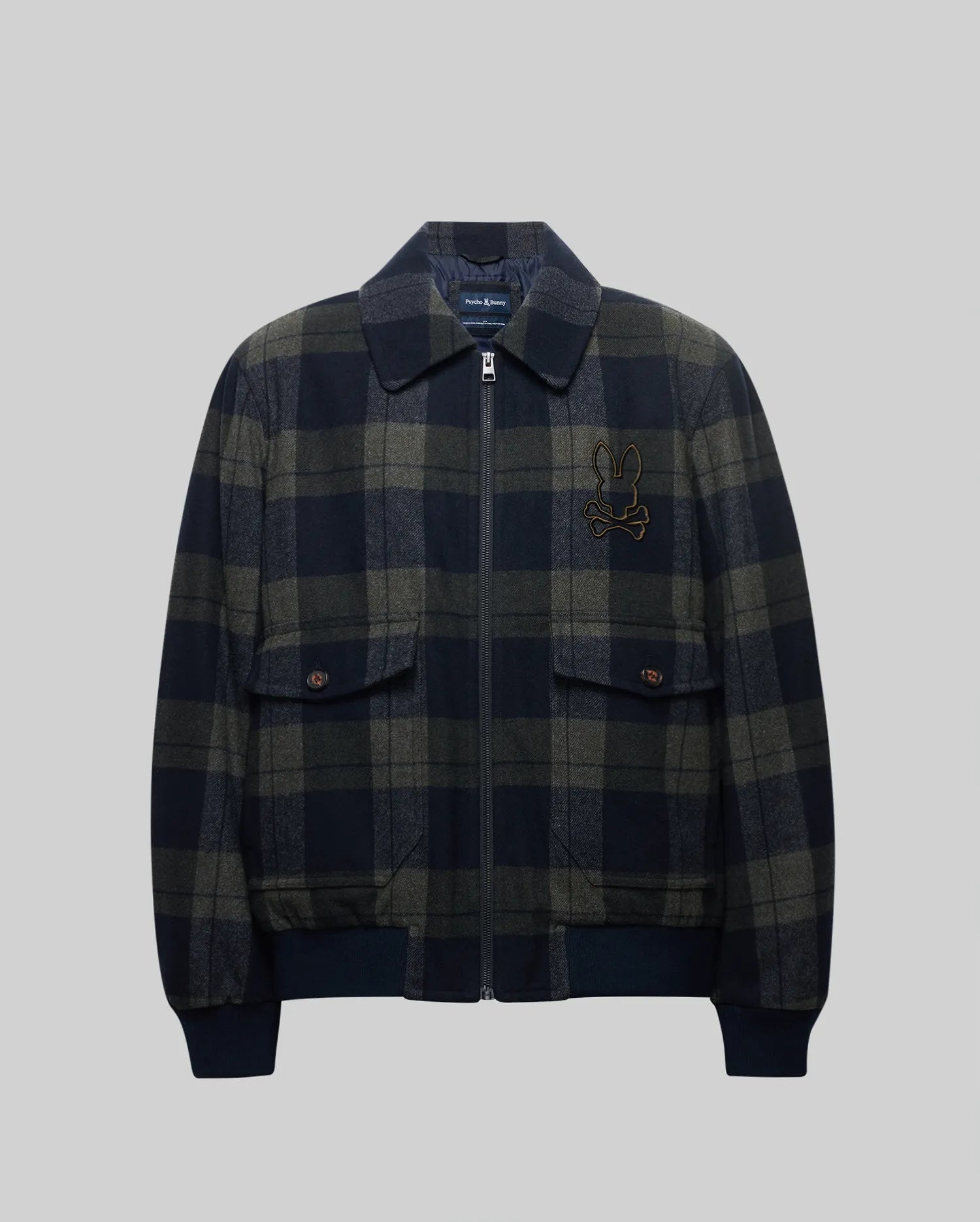 MENS GAVIN PLAID BOMBER JACKET - MO1100014 - Image 5