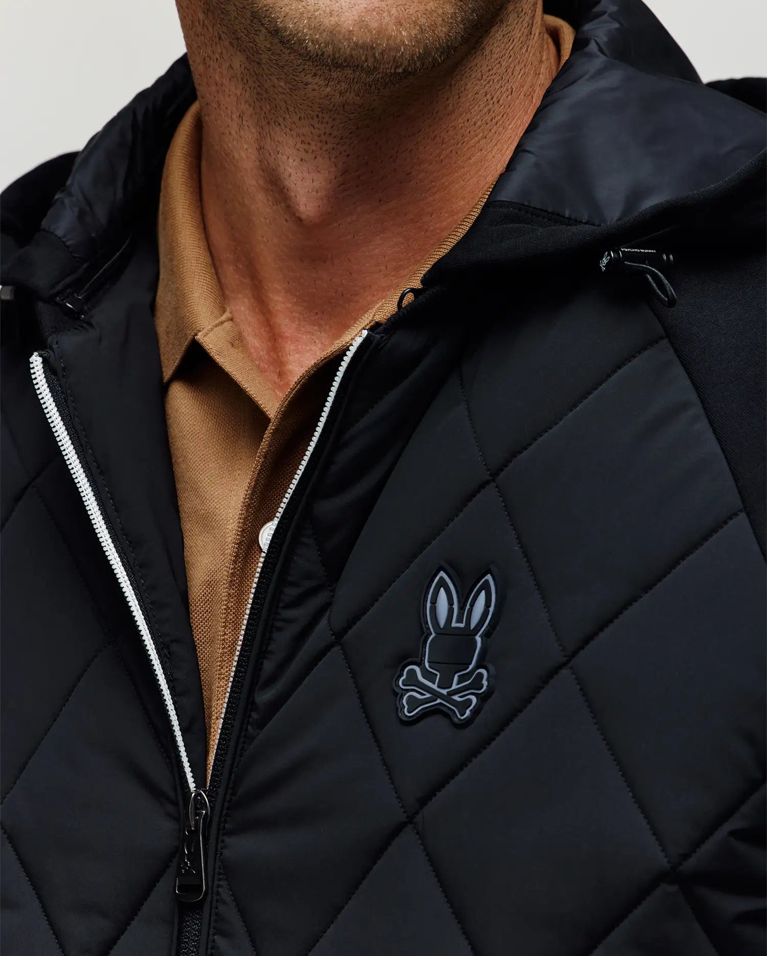 MENS CALLUM MIX MEDIA JACKET - MO1100038 - Image 2