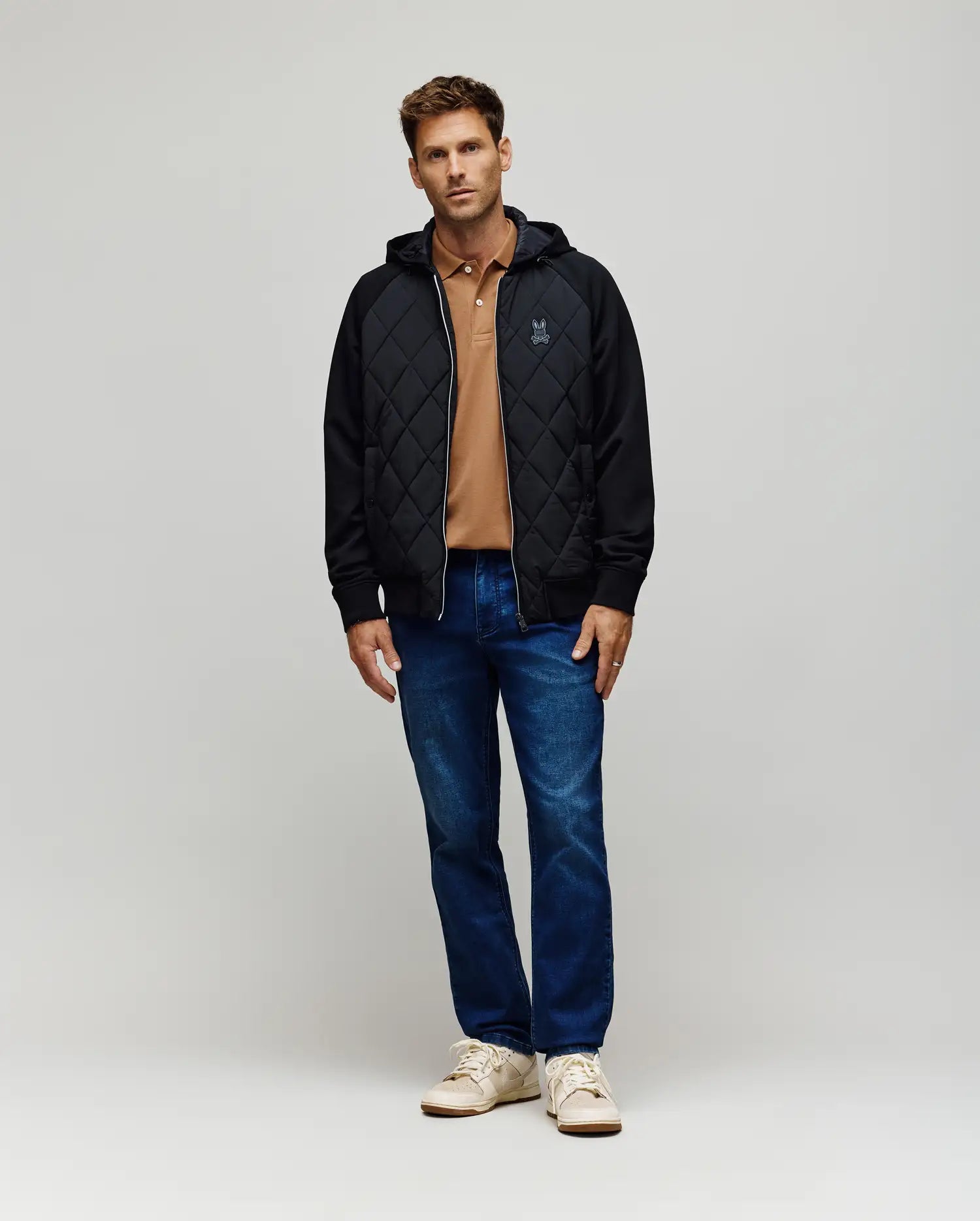 MENS CALLUM MIX MEDIA JACKET - MO1100038 - Image 4