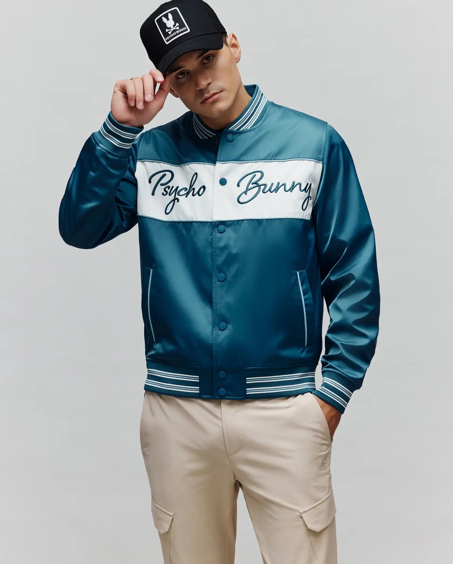 MENS THOMAS SATIN BOMBER - MO1100039 - Image 2