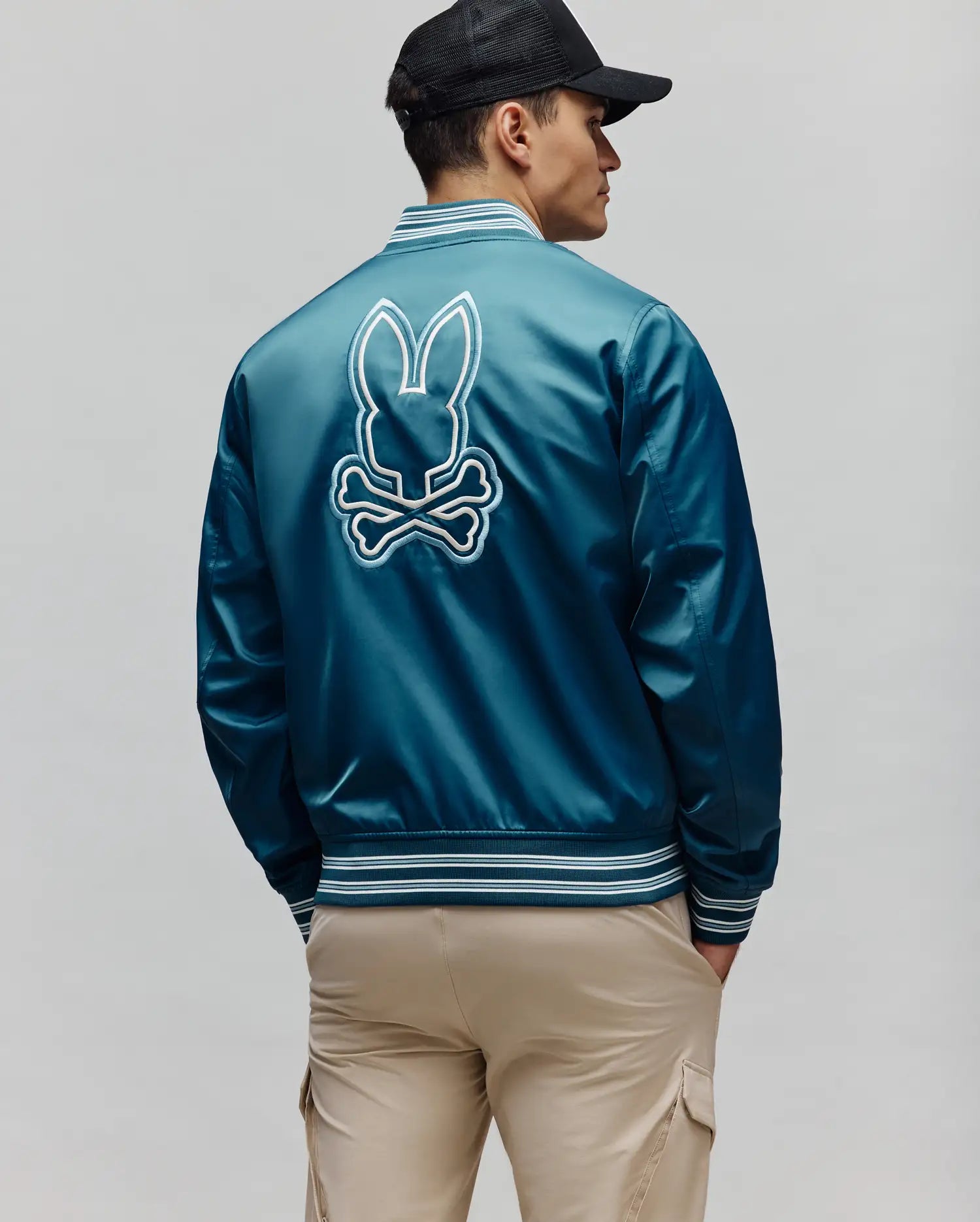 MENS THOMAS SATIN BOMBER - MO1100039 - Image 4