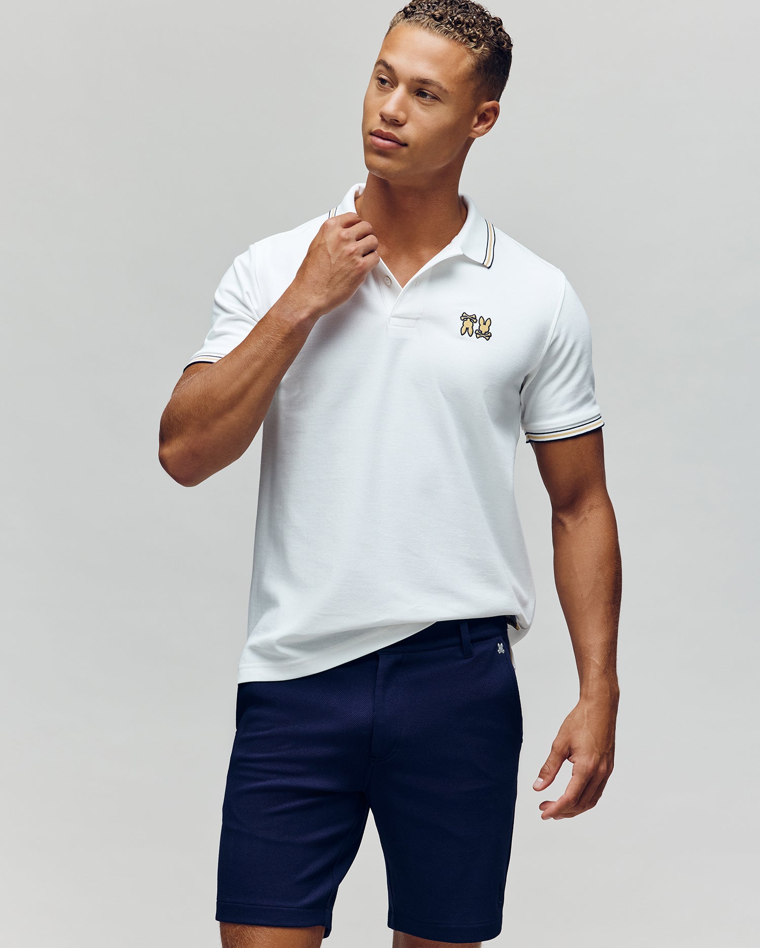 MENS ARCHIVE NEON BUNNY POLO - MT0100018 - Image 3