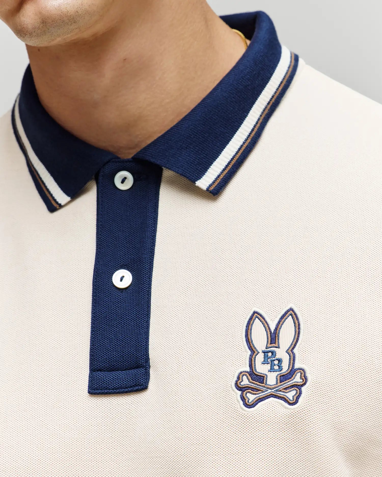 MENS WADE PIQUE POLO SHIRT - MT0100044 - Image 2