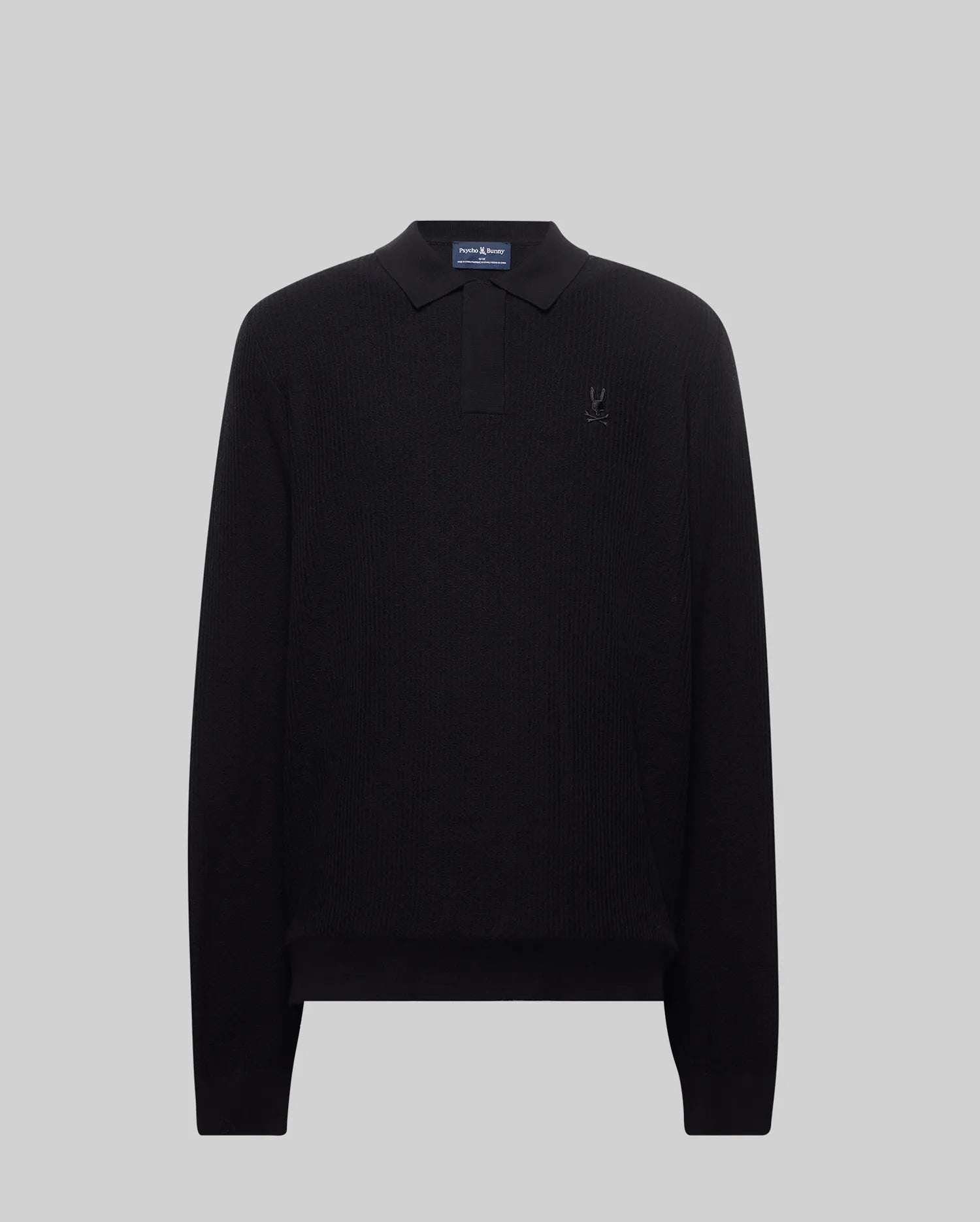 MENS ROMAN LONG SLEEVE KNIT POLO - MT0100153 - Image 5