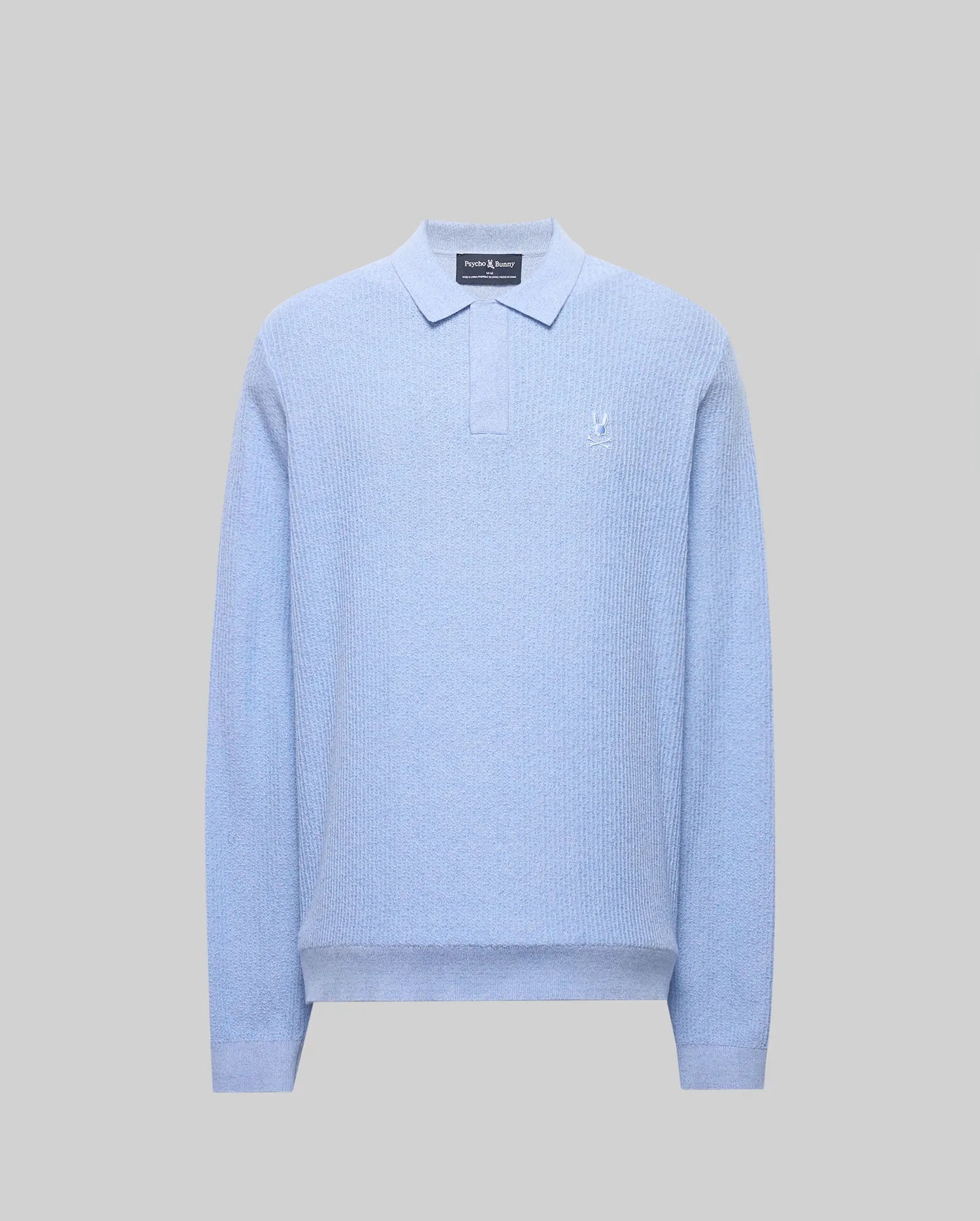 MENS ROMAN LONG SLEEVE KNIT POLO - MT0100153 - Image 5