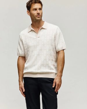 MENS ELDEN JOHNNY COLLAR POLO - MT0100157