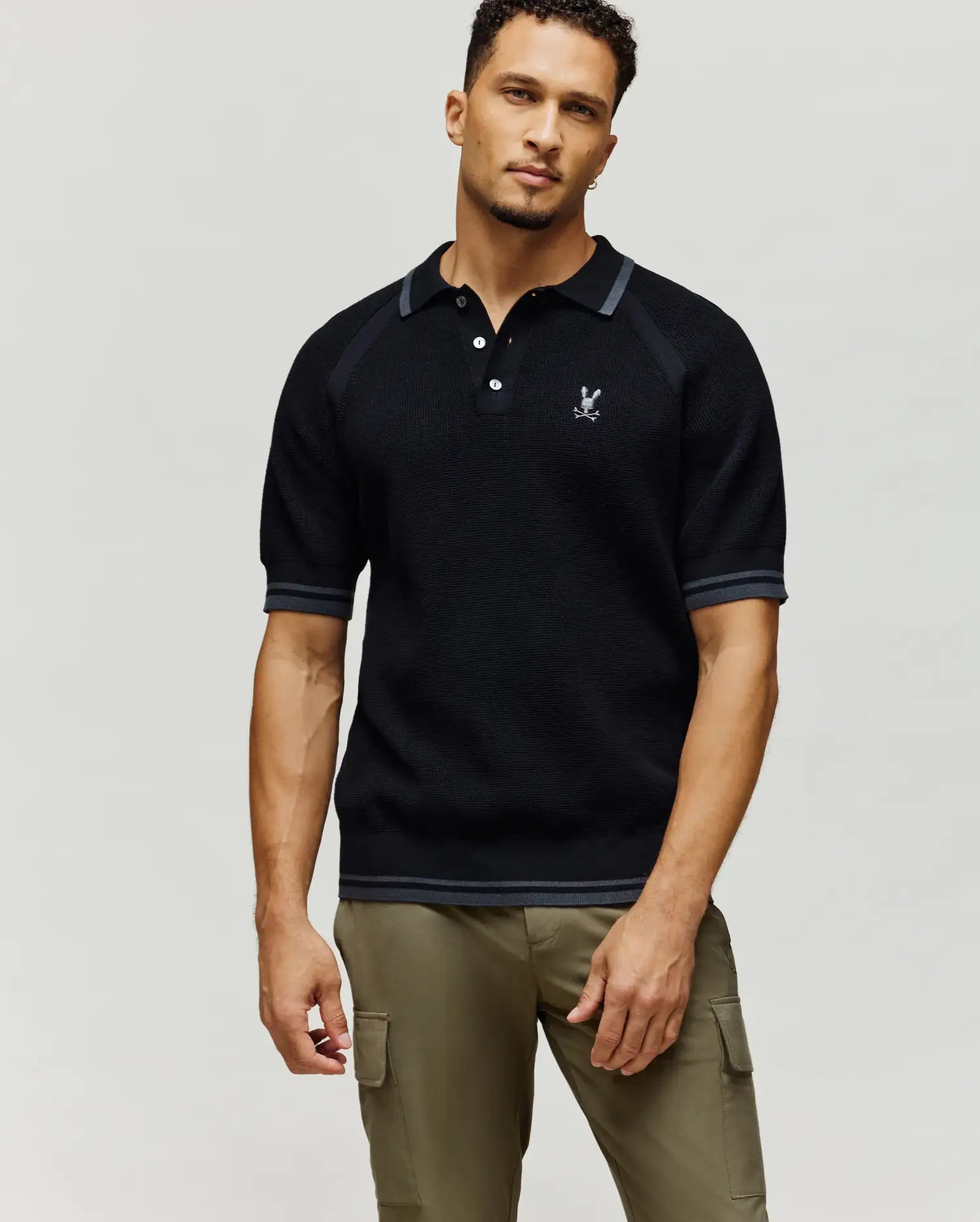 MENS LAZARE KNIT POLO - MT0100165 - Image 3