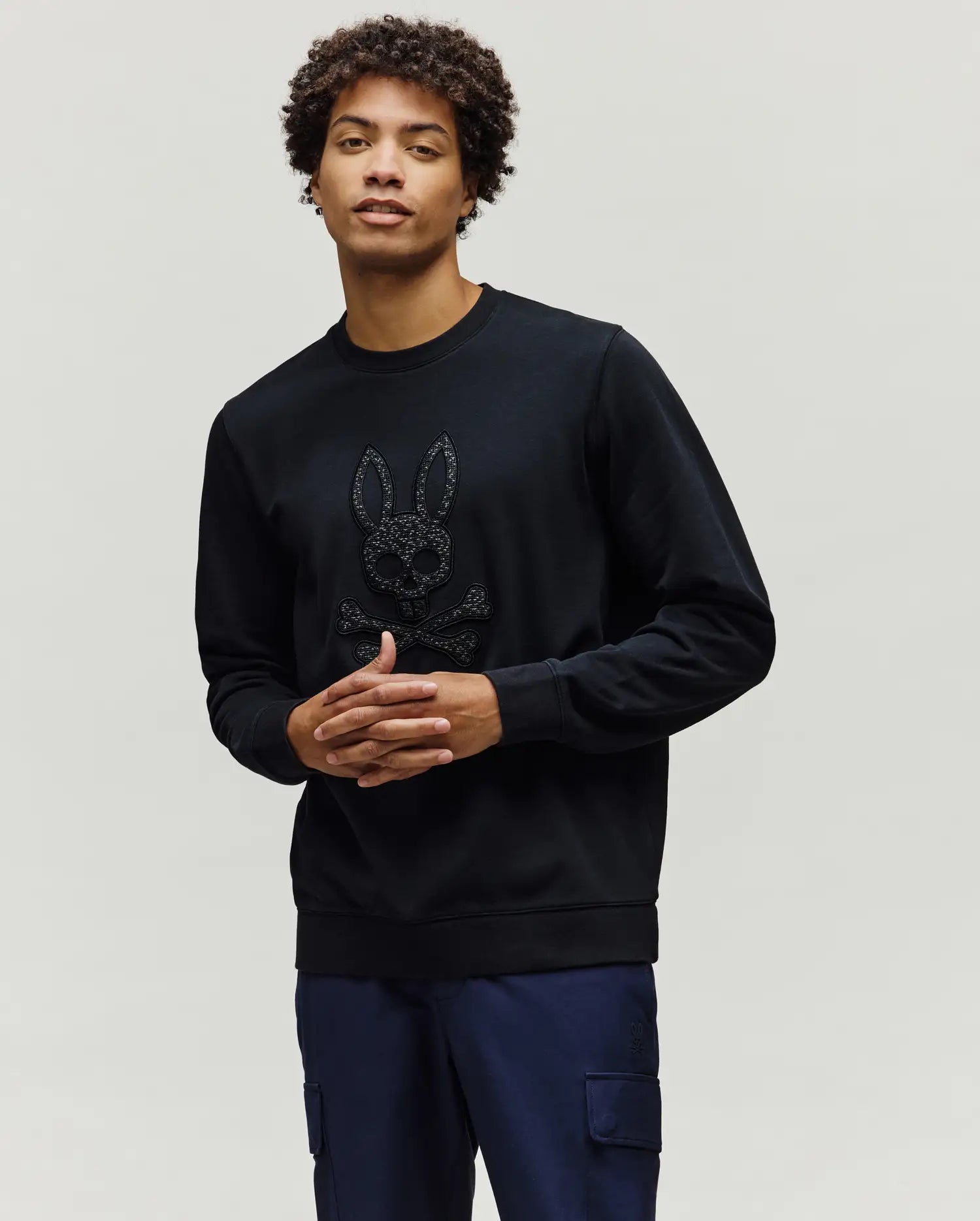 MENS GABIN TEXTURED CREW - MT0500088 - Image 3