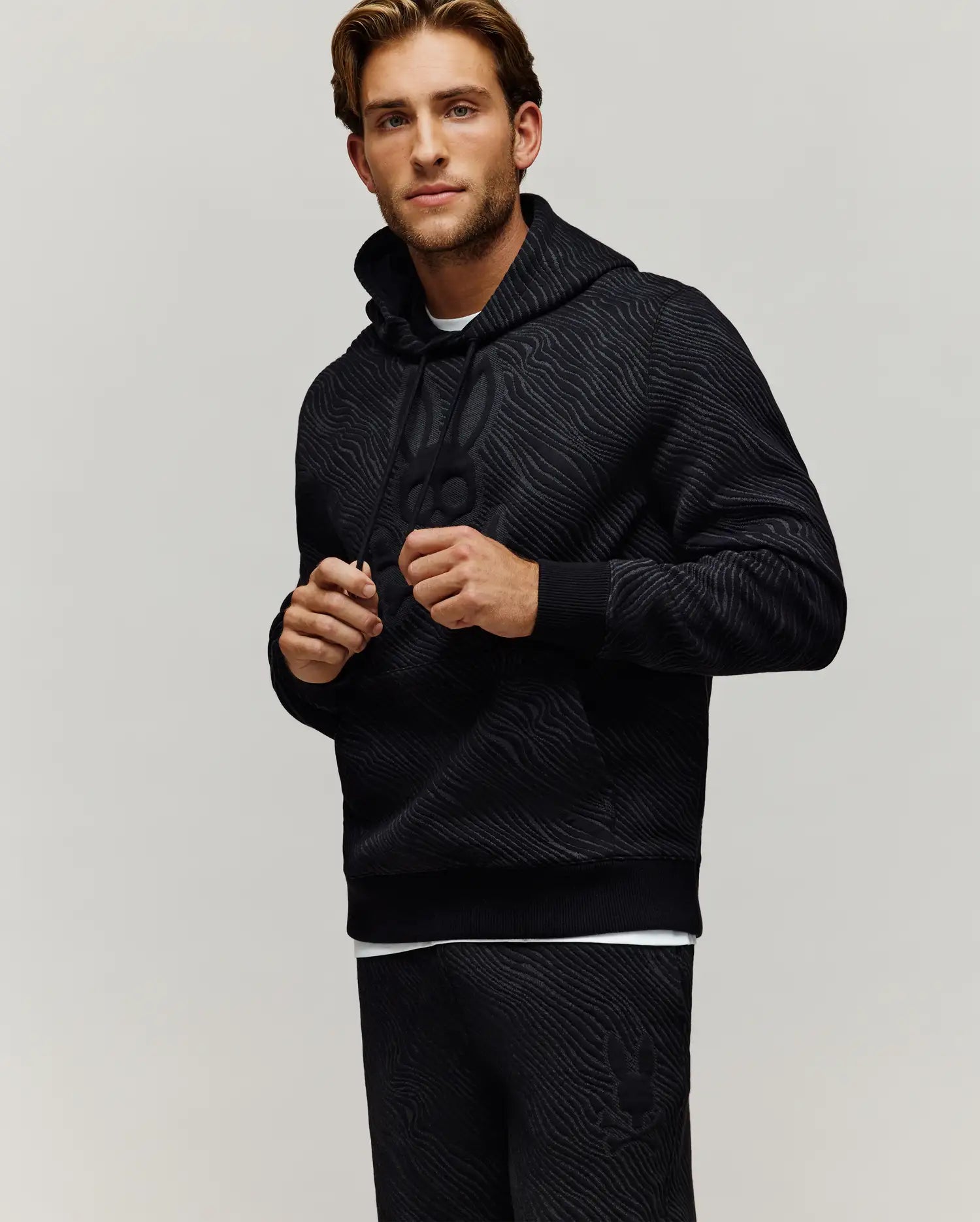 MENS KENDRICK TEXTURED HOODIE - MT0500097 - Image 3