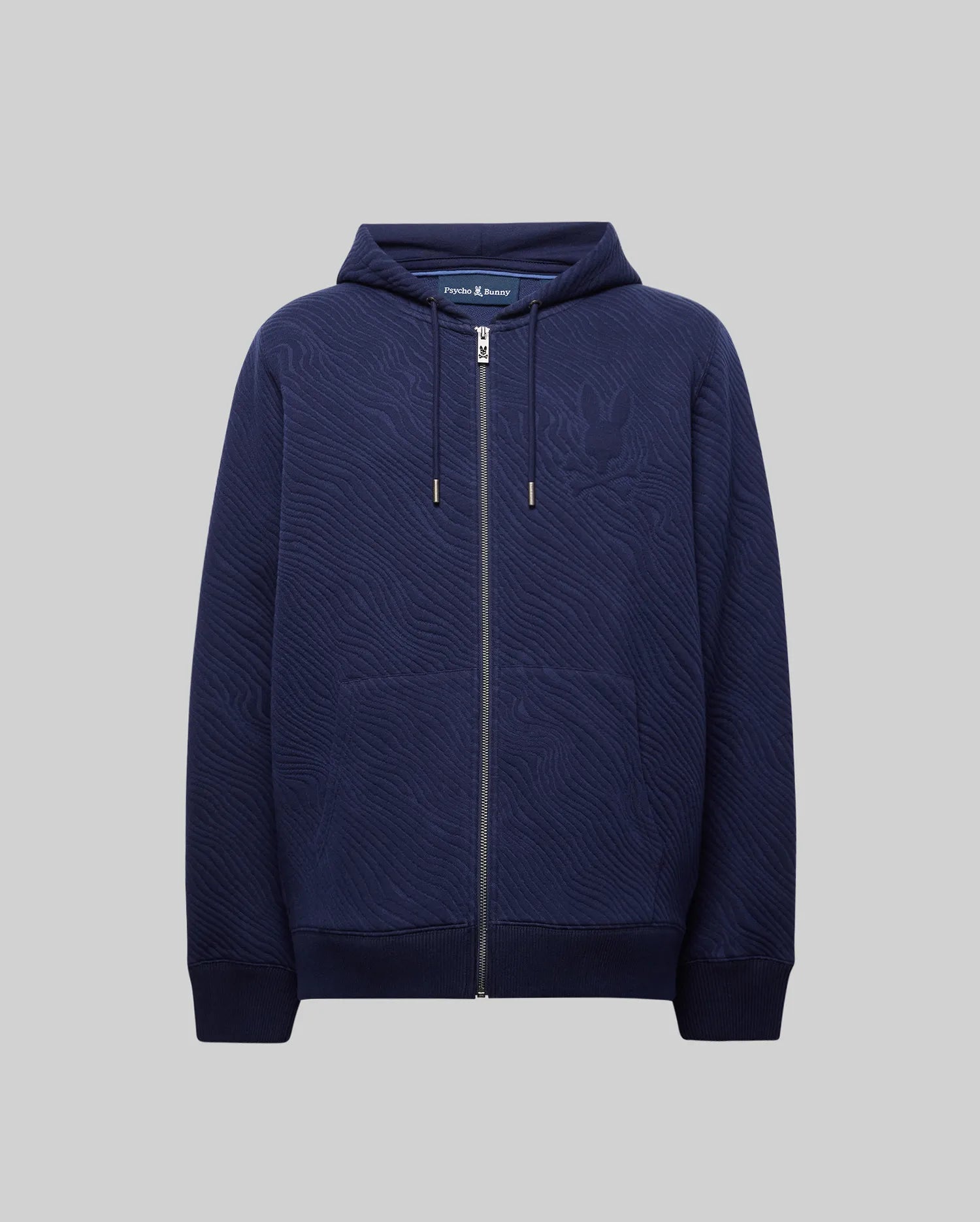 MENS KENDRICK DOUBLE KNIT JACQUARD ZIP TEXTURED HOODIE - MT0500149 - Image 5