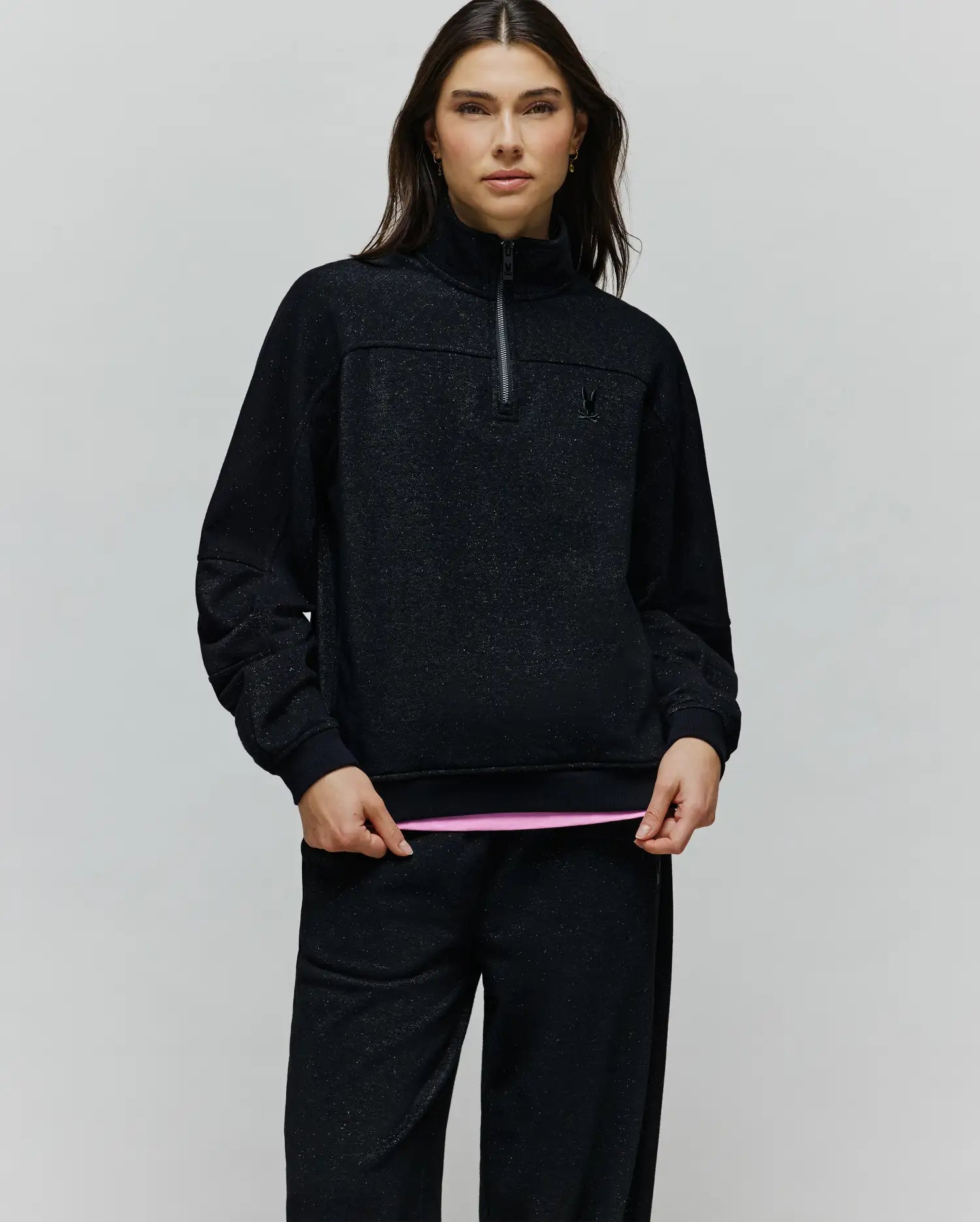 WOMENS JULES LUREX 1/4 ZIP PULLOVER - WT0500003 - Image 3